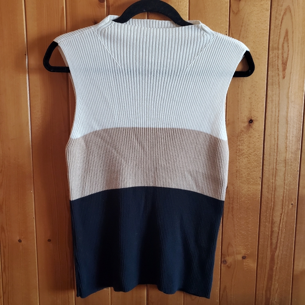 Worthington Striped Sleeveless Top